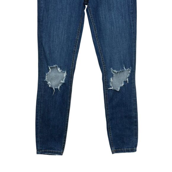Free People Women's Size 30 High Rise Skinny Stretch Jeans - Picture 4 of 10